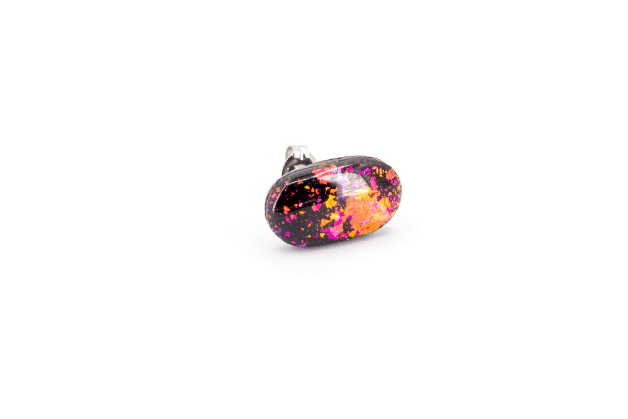Galaxy Pill Stud Earrings - Pearl Moon Creations
