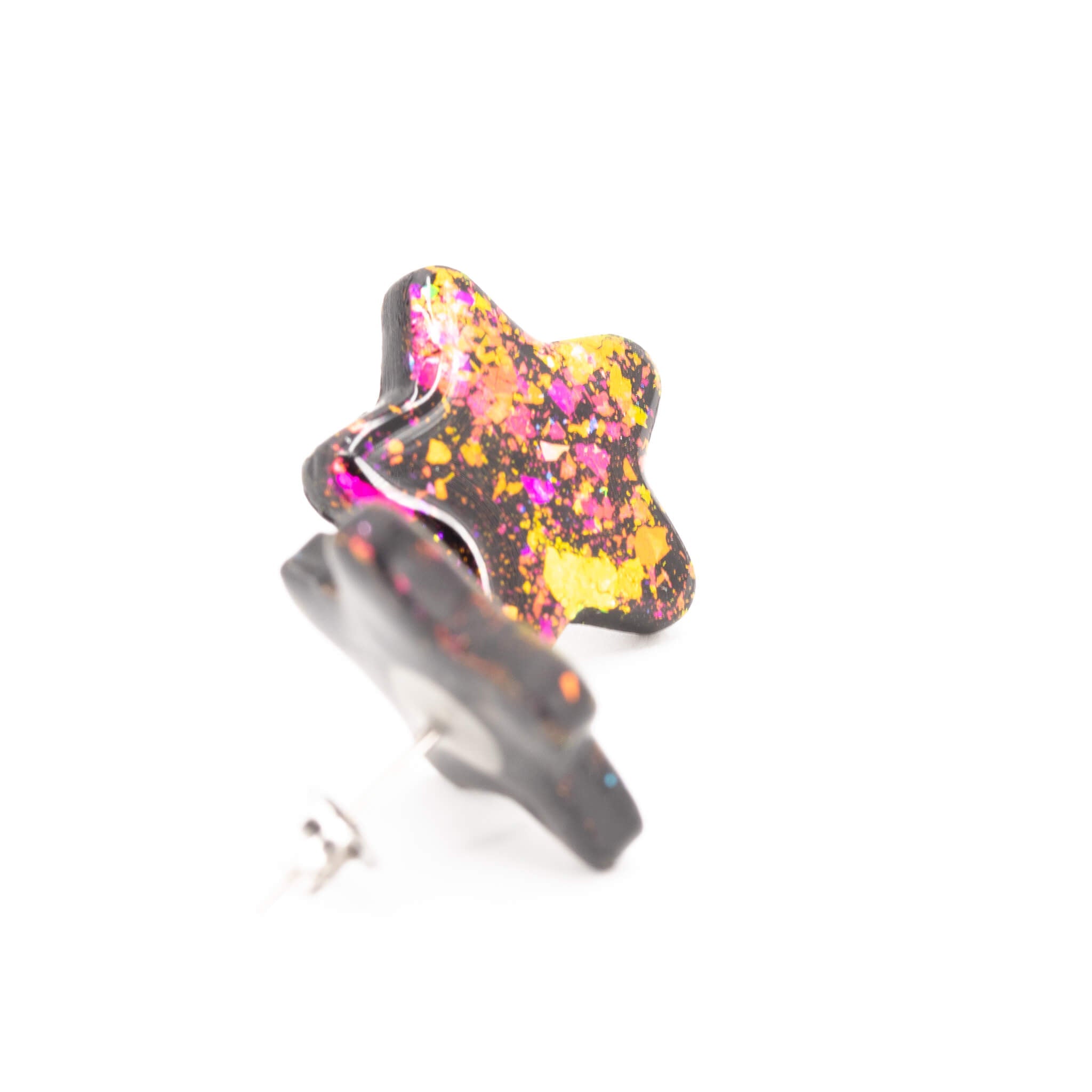 Galaxy Star Earrings - Pearl Moon Creations