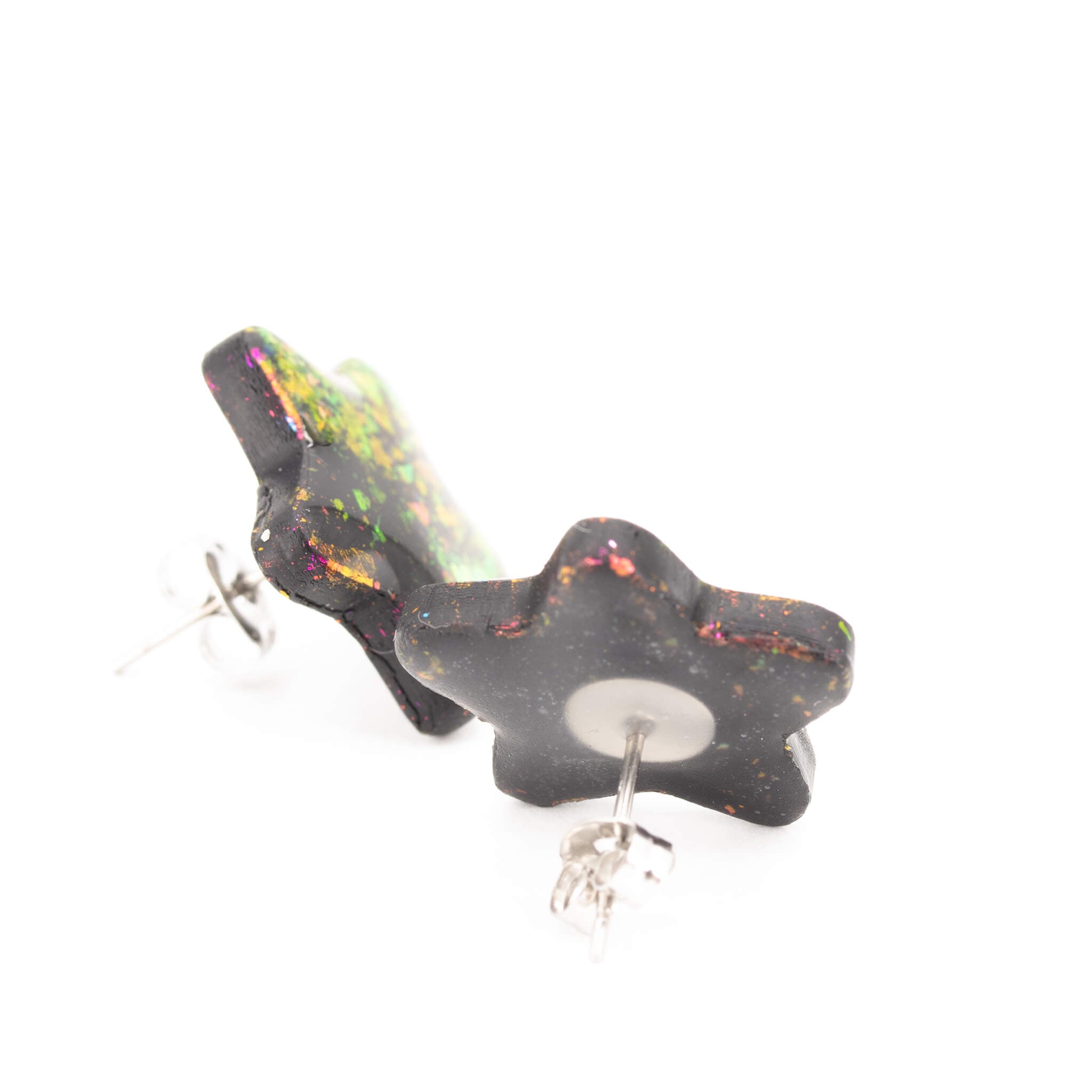 Galaxy Star Earrings - Pearl Moon Creations