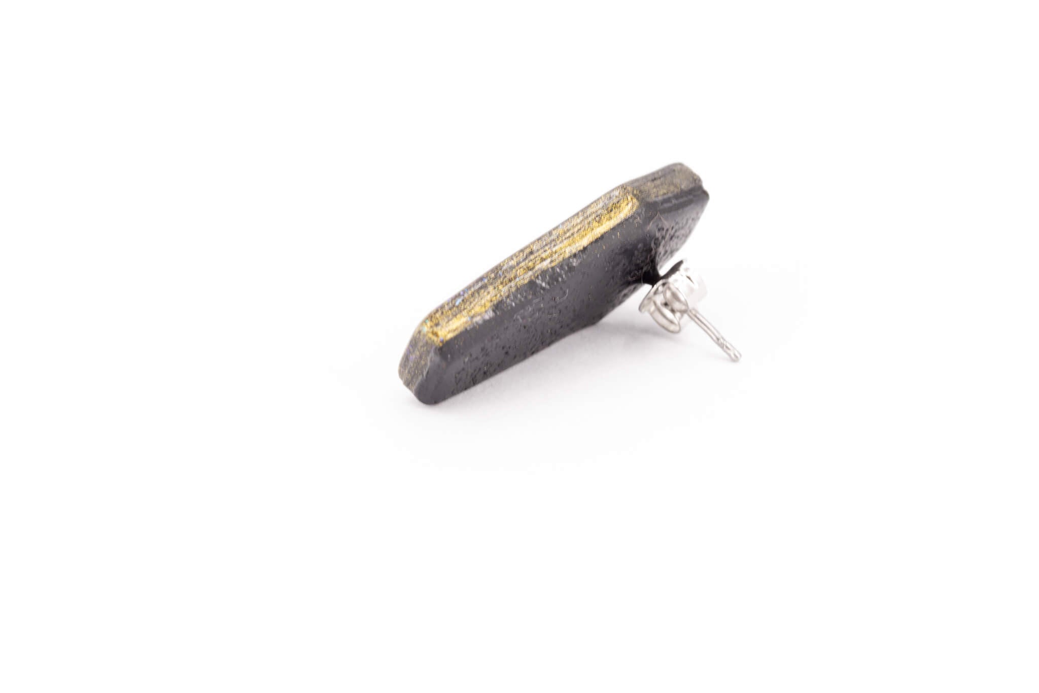 Gold Casket Earrings - Pearl Moon Creations