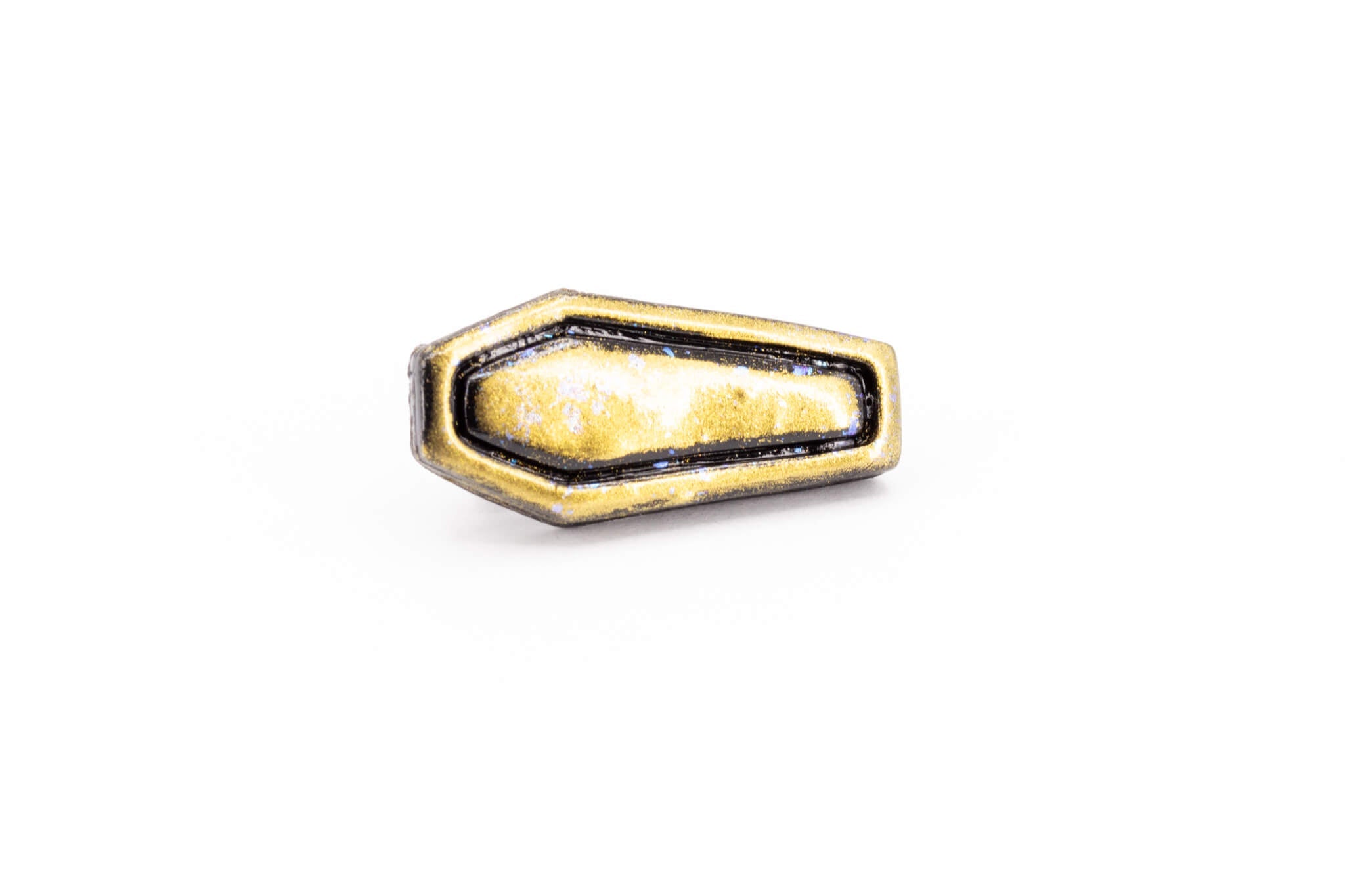 Gold Casket Earrings - Pearl Moon Creations