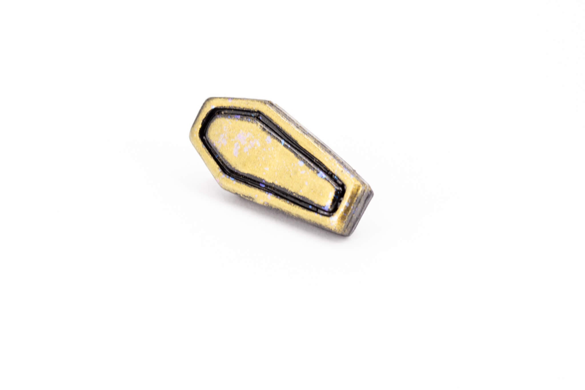 Gold Casket Earrings - Pearl Moon Creations