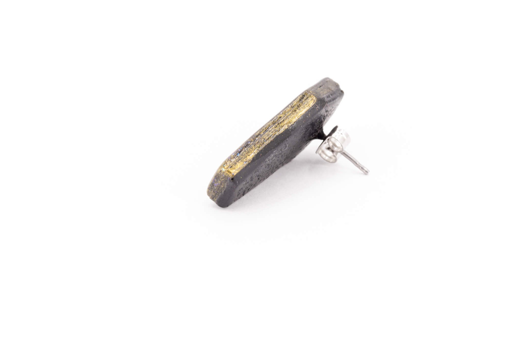 Gold Casket Earrings - Pearl Moon Creations