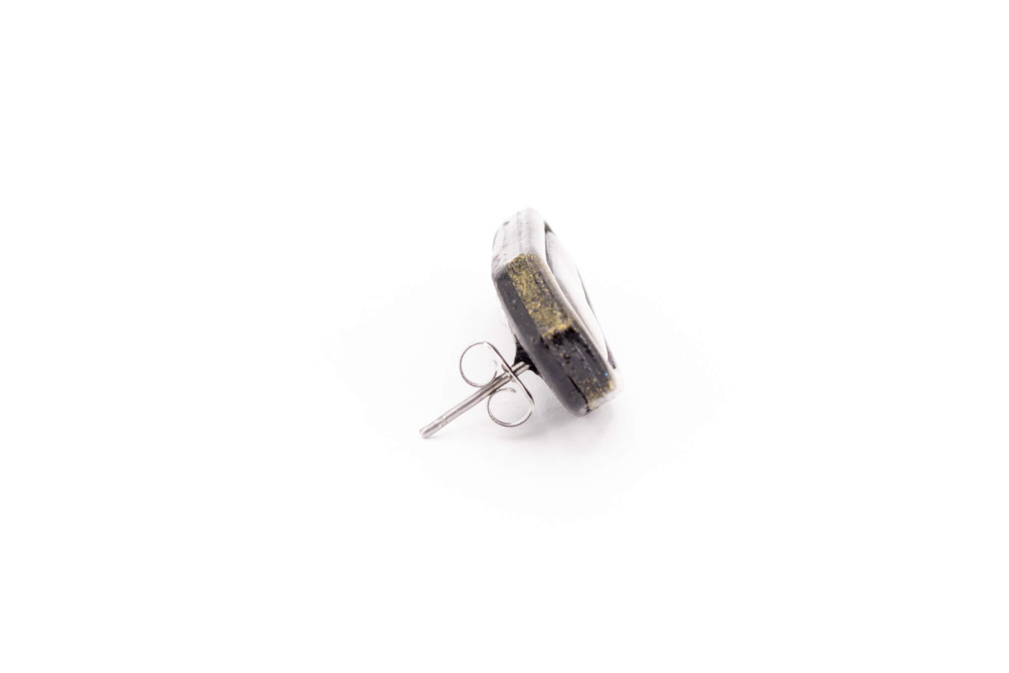 Gold Casket Earrings - Pearl Moon Creations