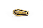 Gold Casket Earrings - Pearl Moon Creations
