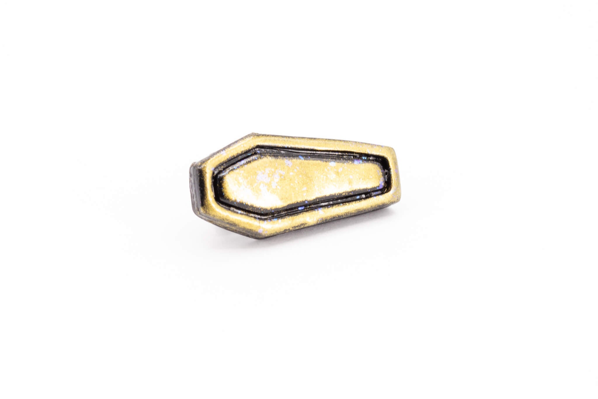 Gold Casket Earrings - Pearl Moon Creations