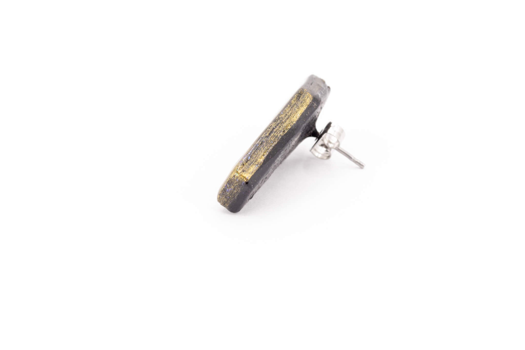 Gold Casket Earrings - Pearl Moon Creations
