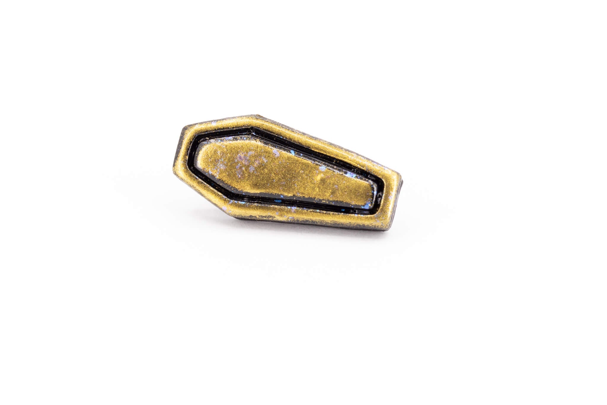 Gold Casket Earrings - Pearl Moon Creations