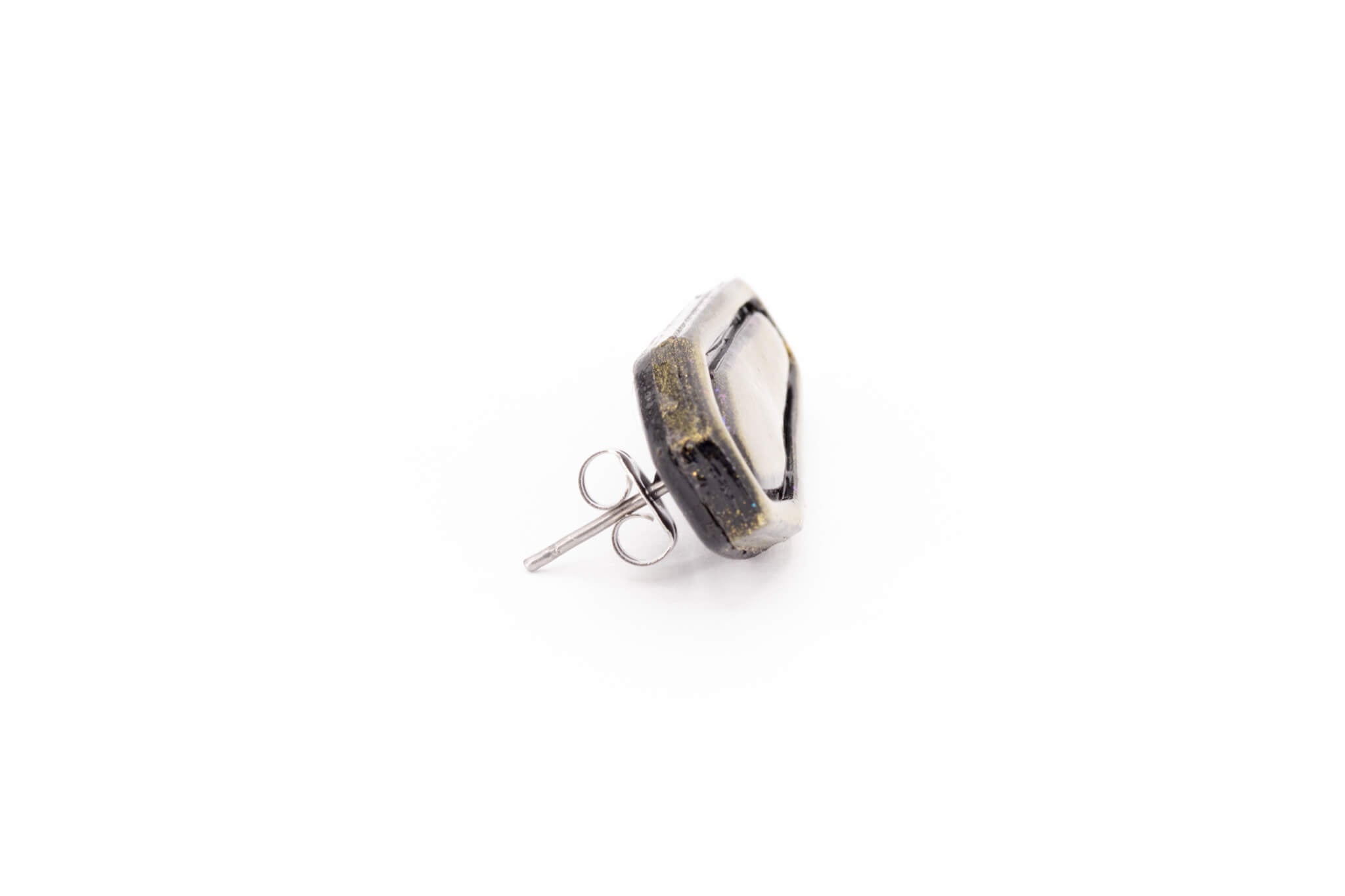 Gold Casket Earrings - Pearl Moon Creations