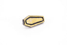 Gold Casket Earrings - Pearl Moon Creations
