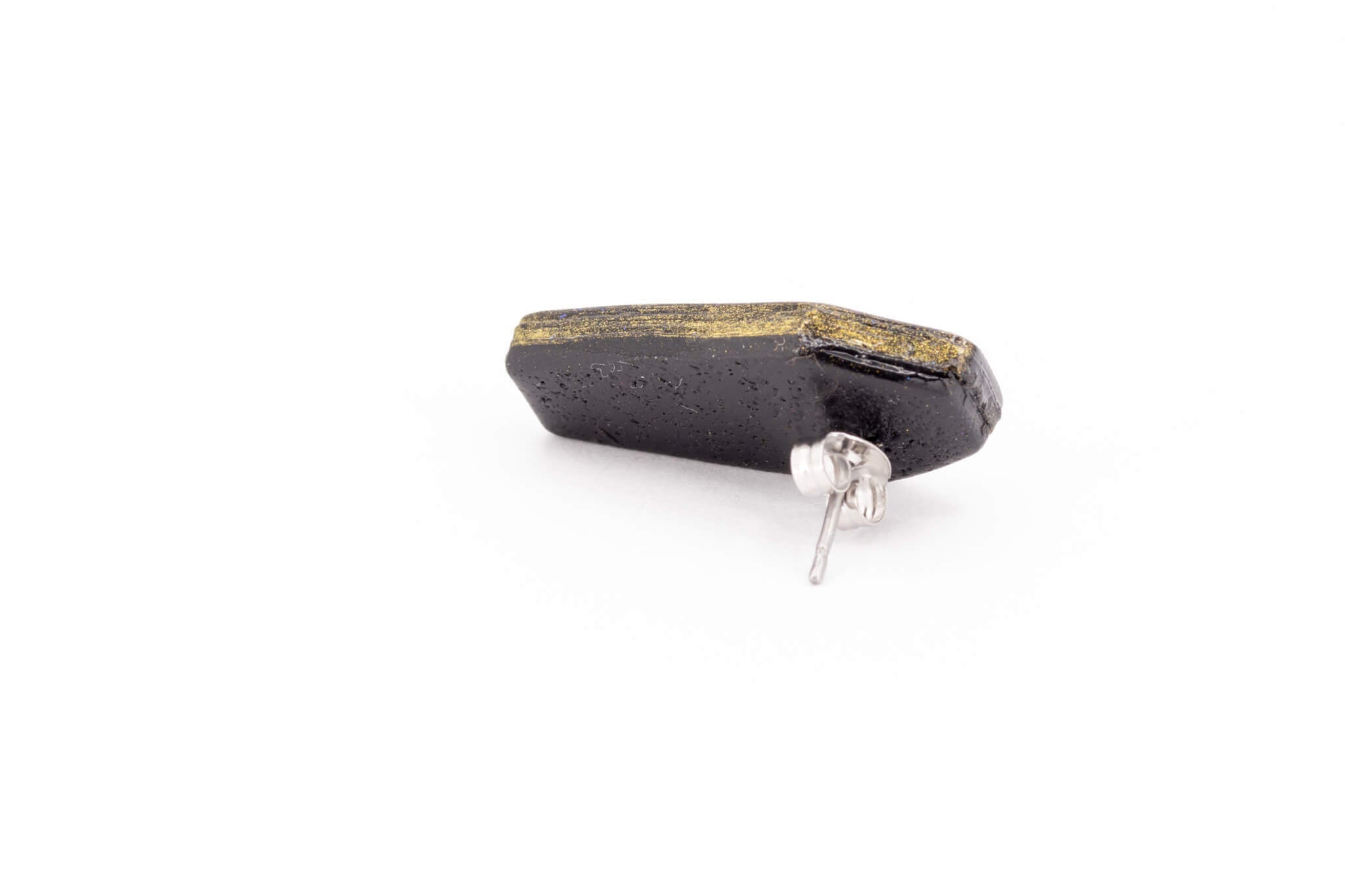 Gold Casket Earrings - Pearl Moon Creations