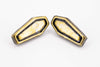 Gold Coffin Earrings - Pearl Moon Creations