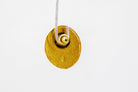 Gold Polka Dot Circle Earrings - Pearl Moon Creations