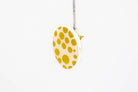Gold Polka Dot Circle Earrings - Pearl Moon Creations