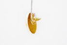 Gold Polka Dot Circle Earrings - Pearl Moon Creations