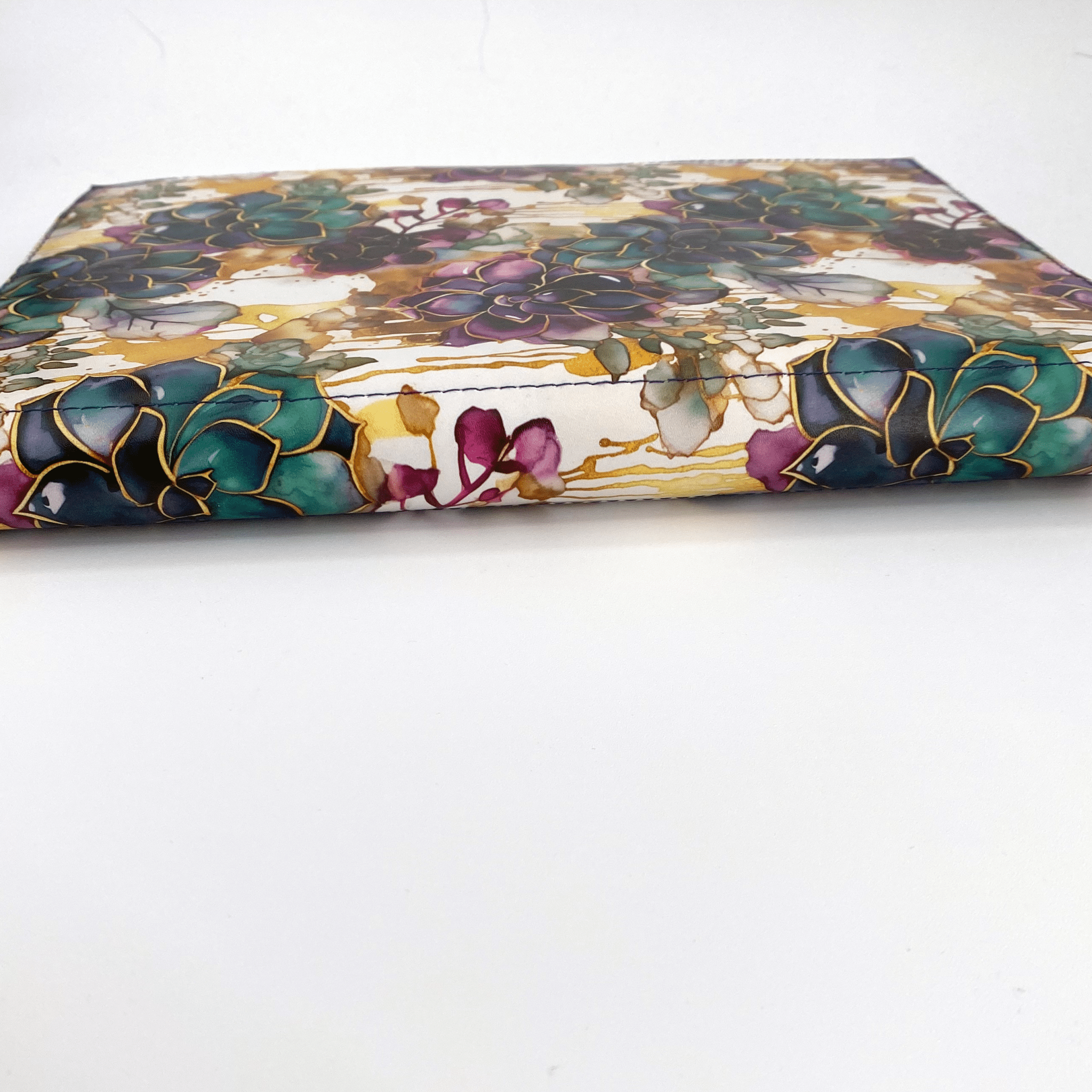 Golden Succulent Moondance Notebook Cover (Christy) - Pearl Moon Creations