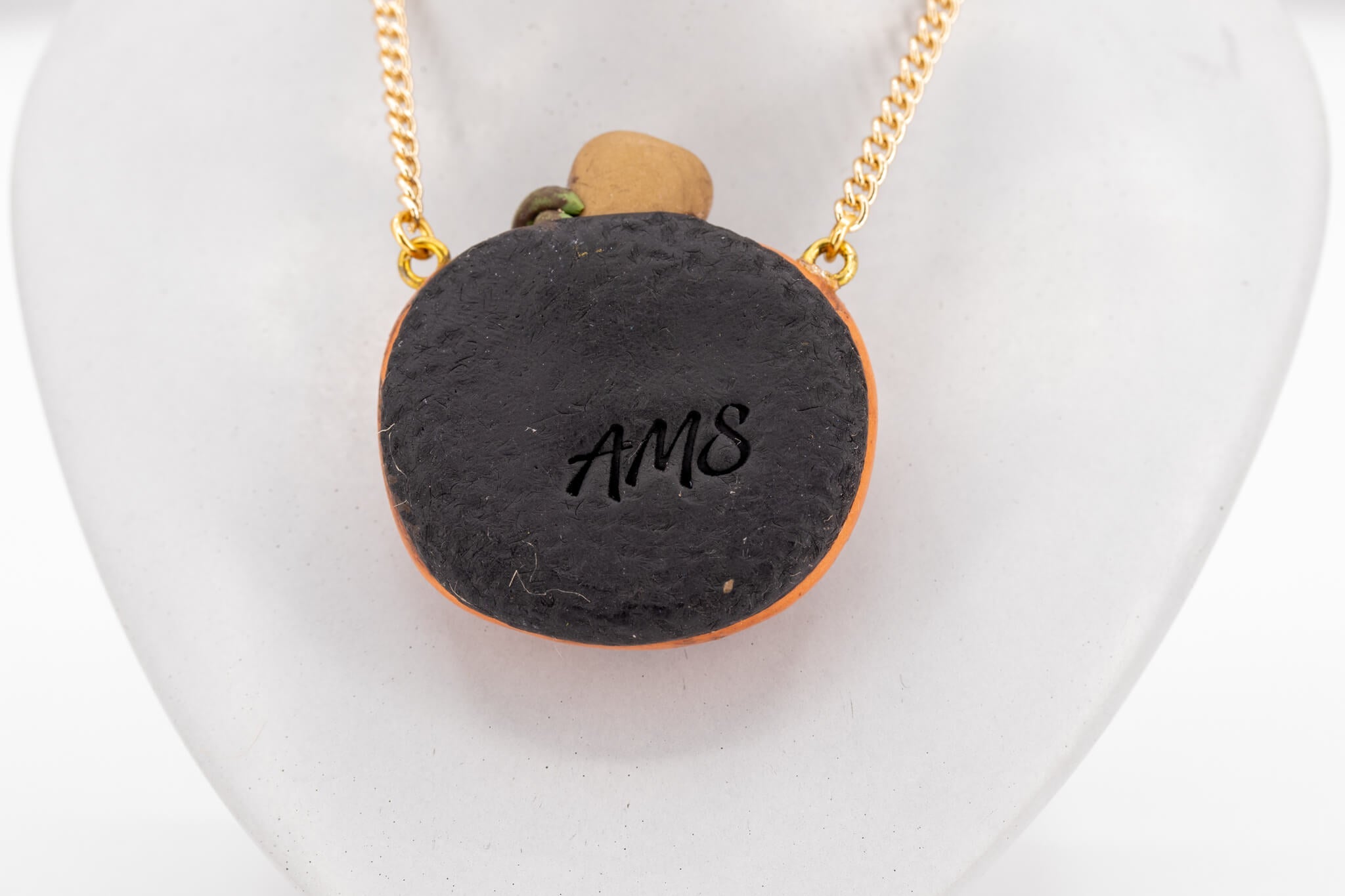 Jack o Lantern Necklace - Pearl Moon Creations