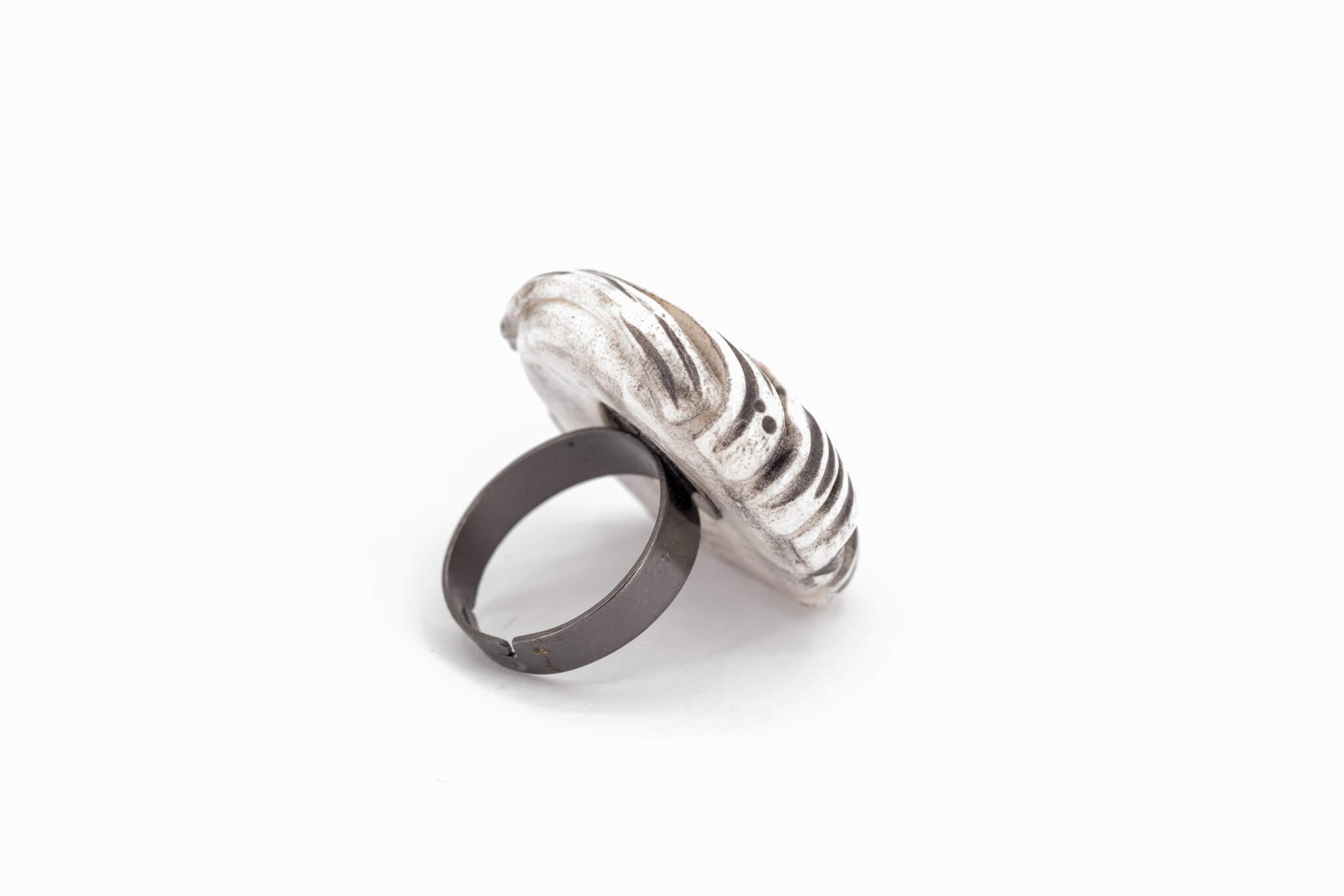 Kawaii Mummy Ring - Pearl Moon Creations