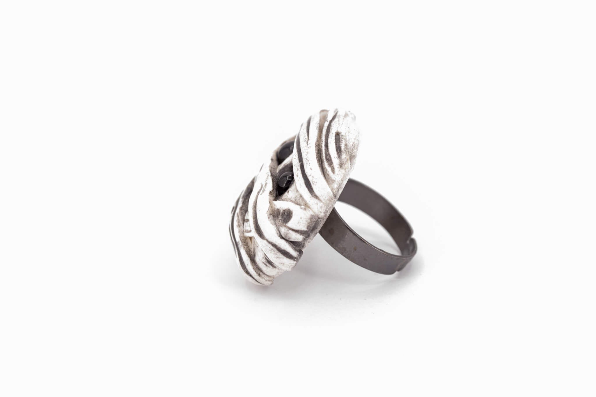 Kawaii Mummy Ring - Pearl Moon Creations