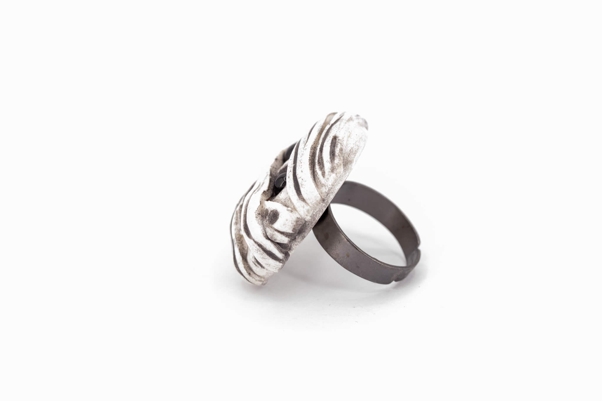 Kawaii Mummy Ring - Pearl Moon Creations