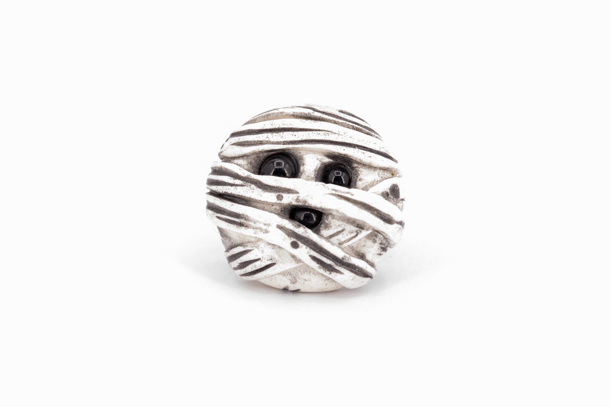 Kawaii Mummy Ring - Pearl Moon Creations
