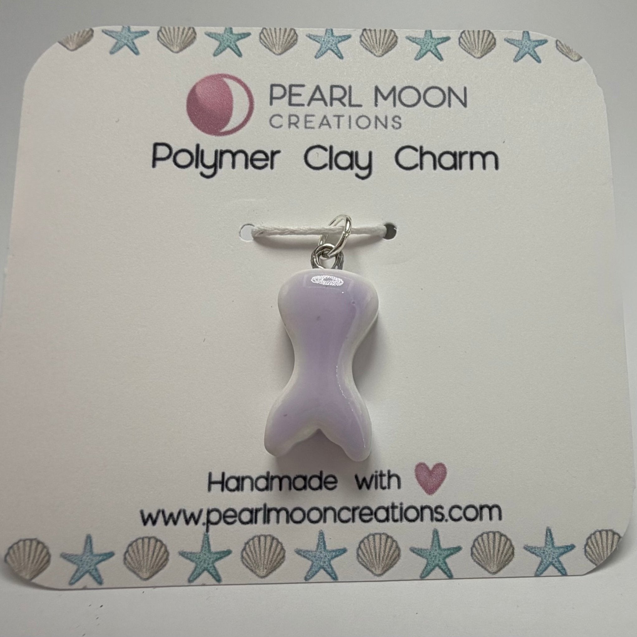 Mermaid Tail/Fish Tail Charm - Pearl Moon Creations