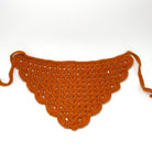 Orange Summertime Crochet Bandana - Pearl Moon Creations