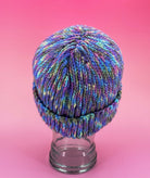 Pastel Rainbow Beanie Hat (Made To Order) - Pearl Moon Creations
