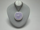 Purple Lacey Wildflower Pendant Necklace - Pearl Moon Creations
