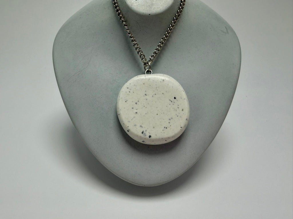 Purple Lacey Wildflower Pendant Necklace - Pearl Moon Creations