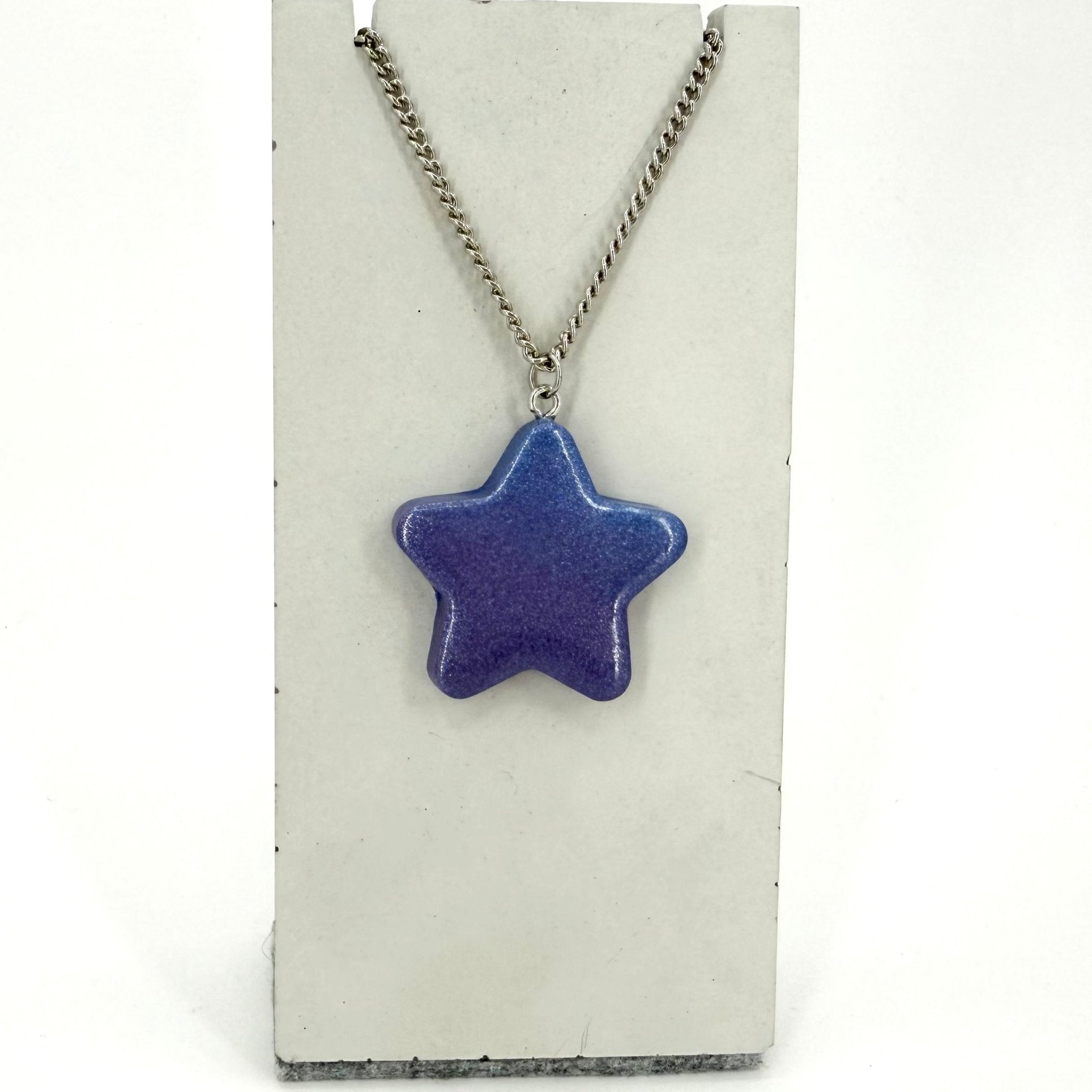 Purple Ombre Star Pendant Necklace - Pearl Moon Creations