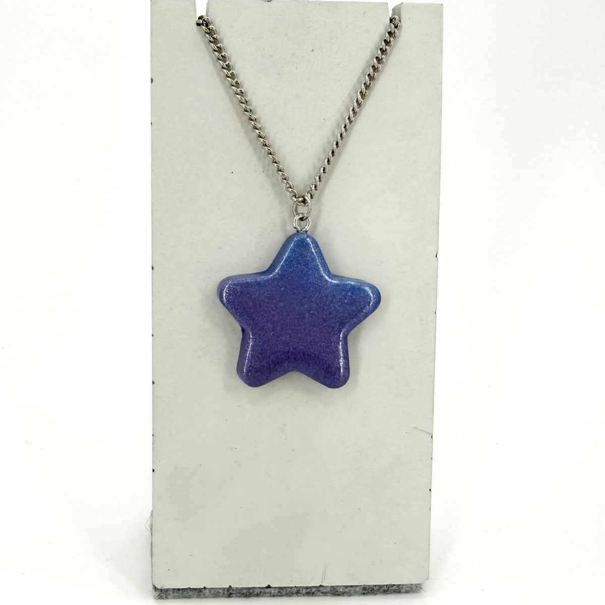 Purple Ombre Star Pendant Necklace - Pearl Moon Creations