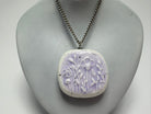 Purple Wildflower Pendant Necklace - Pearl Moon Creations