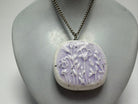 Purple Wildflower Pendant Necklace - Pearl Moon Creations