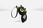Quirky Felt Black Cat Ornament - Pearl Moon Creations