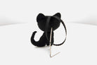 Quirky Felt Black Cat Ornament - Pearl Moon Creations