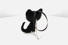 Quirky Felt Black Cat Ornament - Pearl Moon Creations