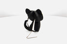 Quirky Felt Black Cat Ornament - Pearl Moon Creations