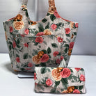 Rose Larkspur Tote - Pearl Moon Creations