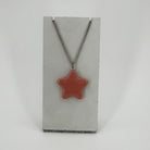 Shimmery Star Pendant Necklace (Solid colors) - Pearl Moon Creations