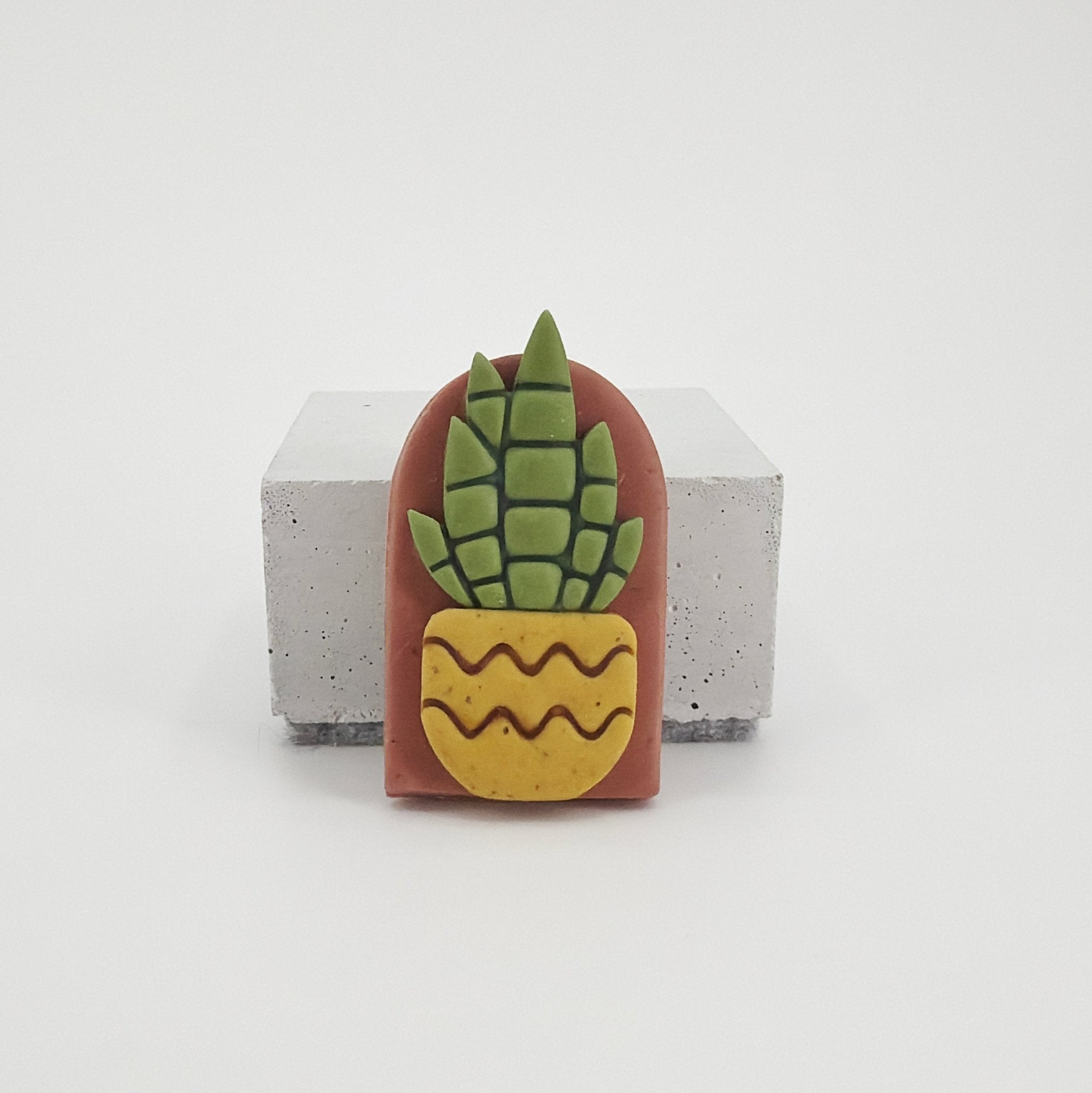 Snake Plant Magnet - Pearl Moon Creations