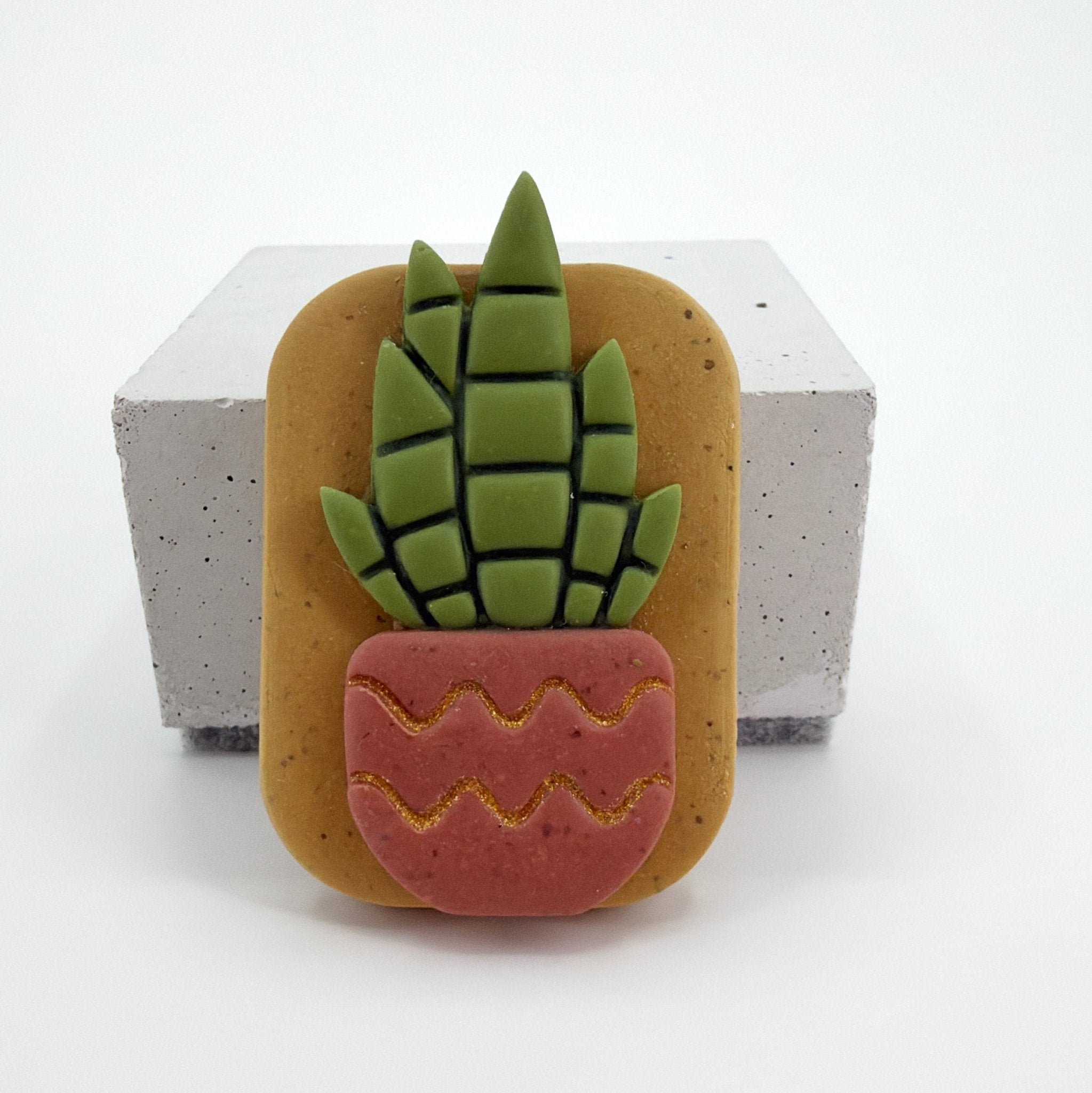 Snake Plant Magnet - Pearl Moon Creations