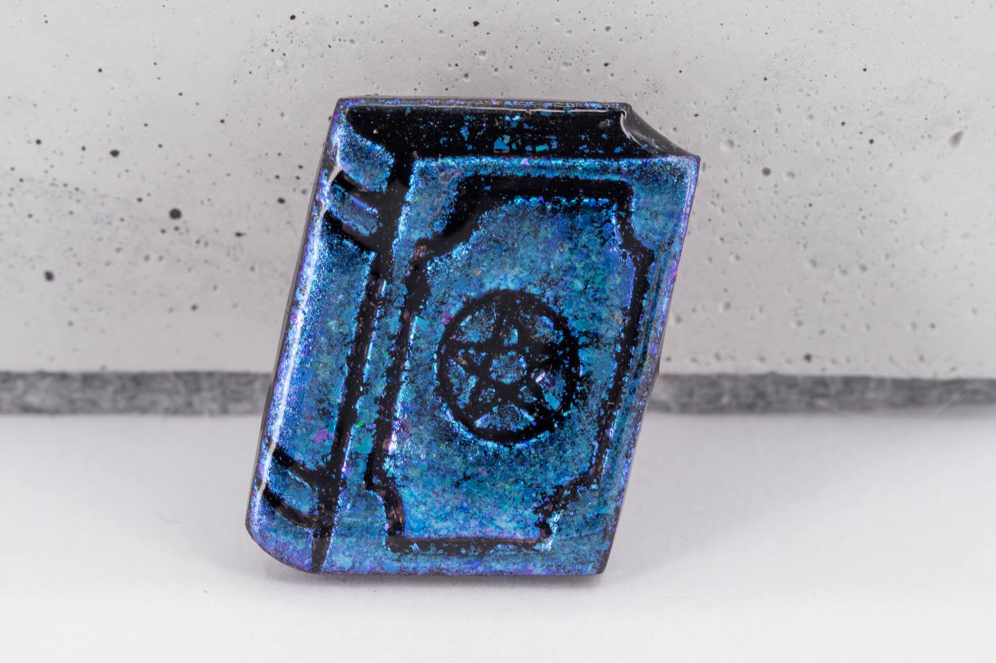 Spell Book Polymer Clay Pin - Pearl Moon Creations