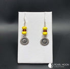 Sunflower Earrings - Pearl Moon Creations