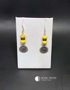 Sunflower Earrings - Pearl Moon Creations