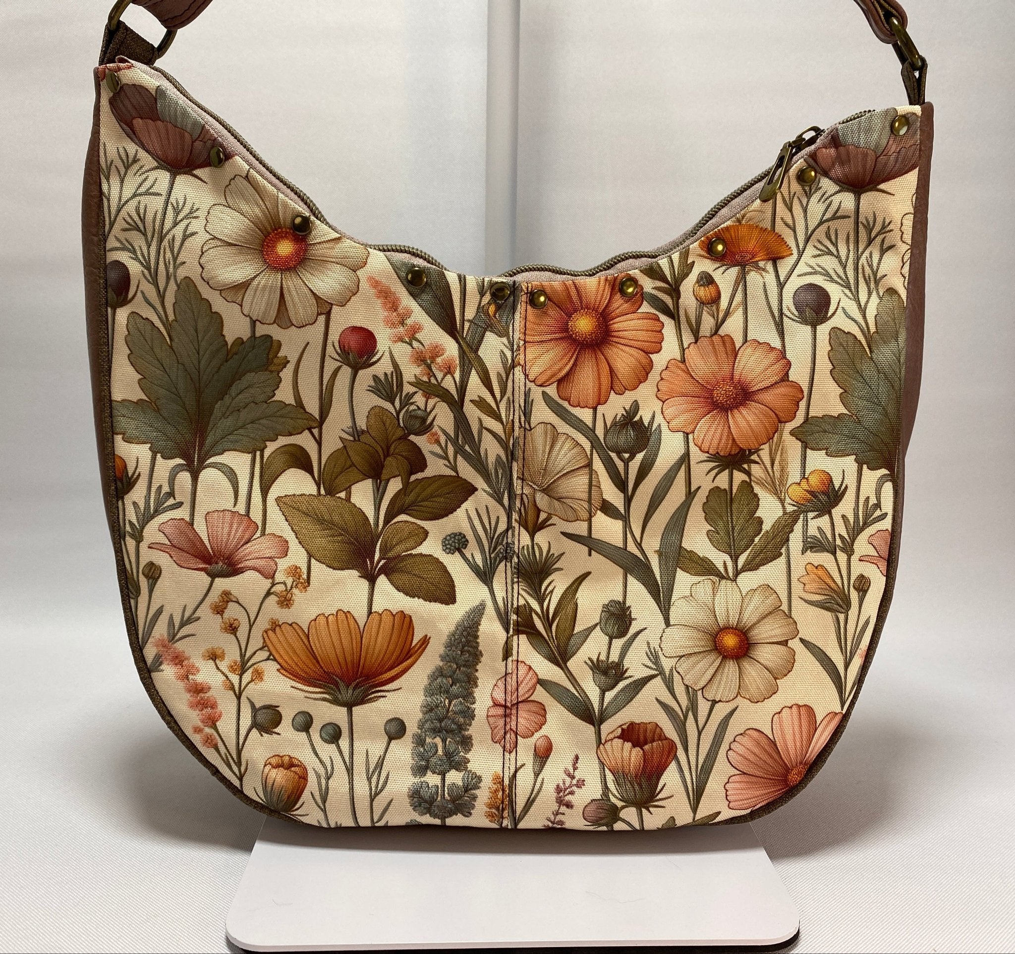 Vintage Floral Karola Shoulder Bag - Pearl Moon Creations