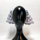 Wanderlust Crochet Bandana Purple and Gray - Pearl Moon Creations