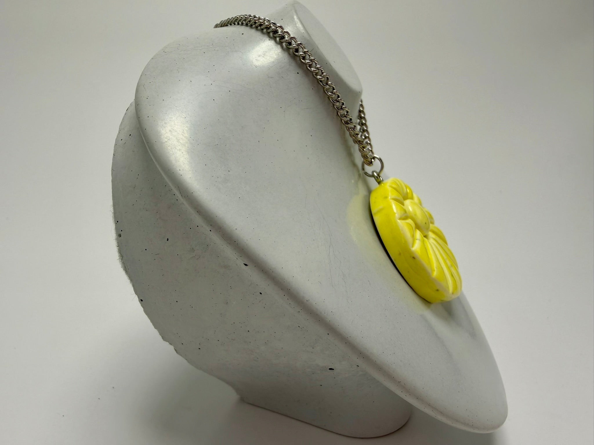 Yellow Sun Pendant Necklace - Pearl Moon Creations
