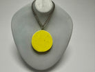 Yellow Sun Pendant Necklace - Pearl Moon Creations