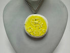 Yellow Wildflower Pendant Necklace - Pearl Moon Creations
